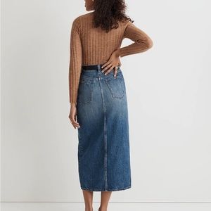Madewell denim skirt